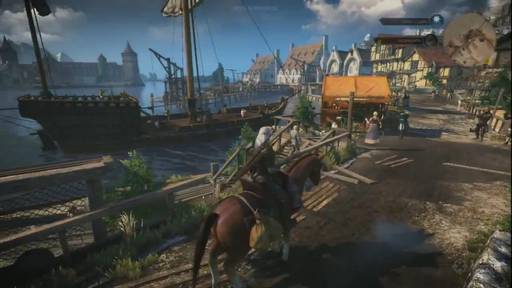 The Witcher 3: Wild Hunt - Живой геймплей The Witcher 3: Wild Hunt на E3 2014: Новиград и болота Ничейных земель